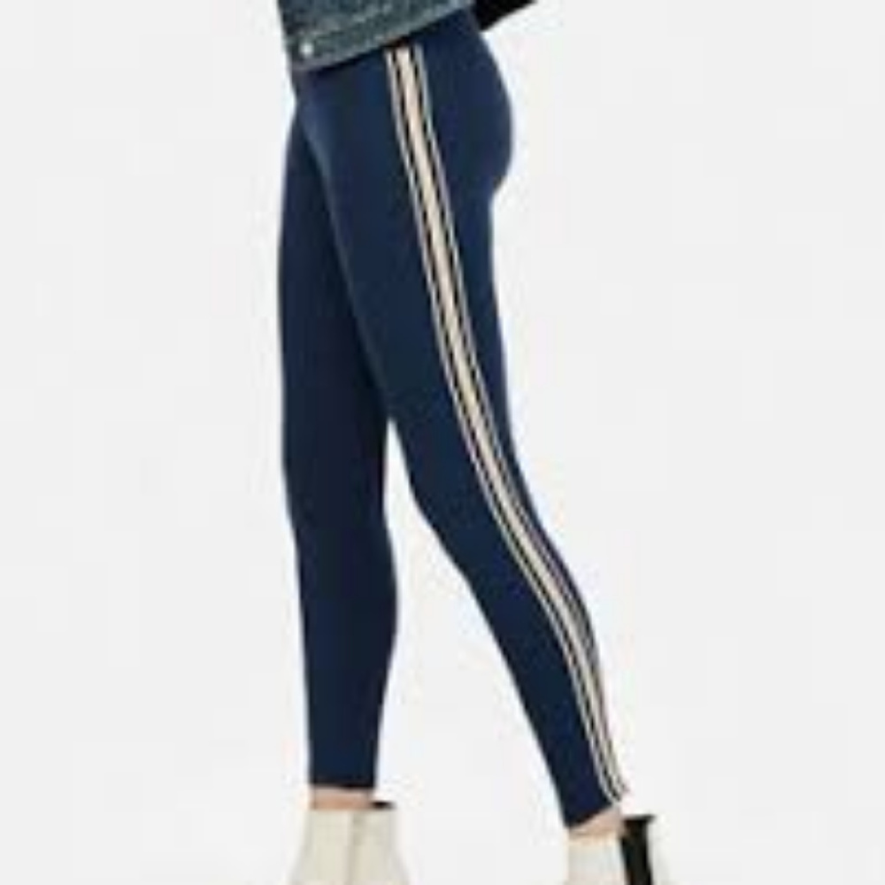 Express Blue Supersoft Leggings NWT MED